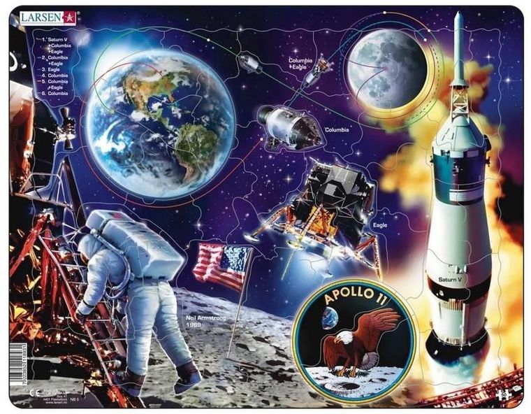 Larsen, Apollo, puzzle ramkowe maxi