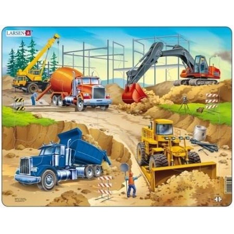 Larsen, budowlane, puzzle ramkowe