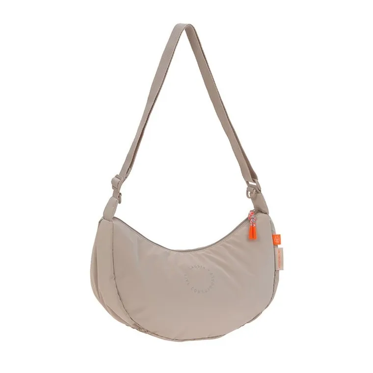 Lassig Green Label, Stretch Up Bum Bag, torba do wózka dla mam, beige