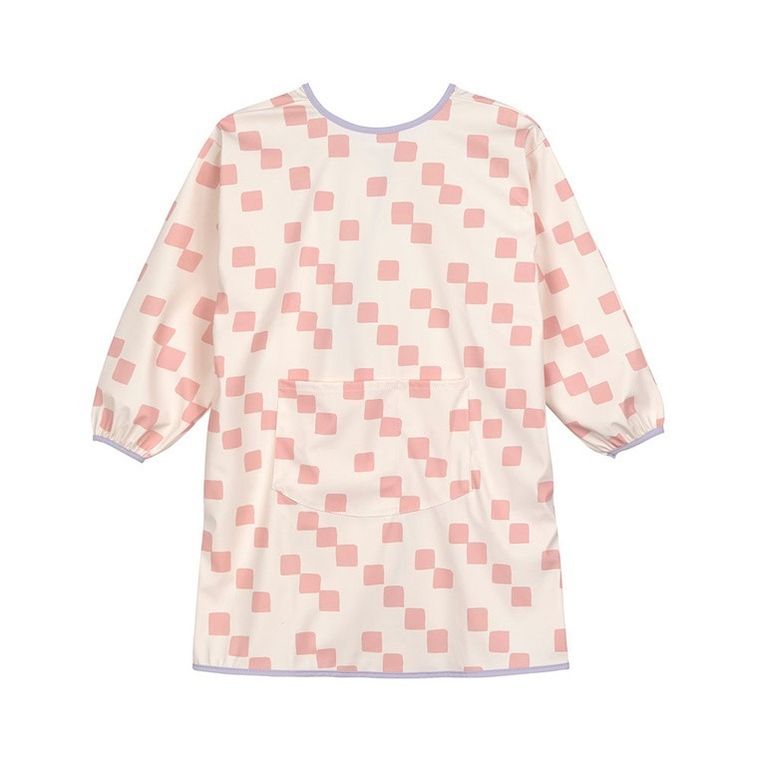 Lassig, Happy Fruits, fartuch z długim rękawem, wodoodporny, peach