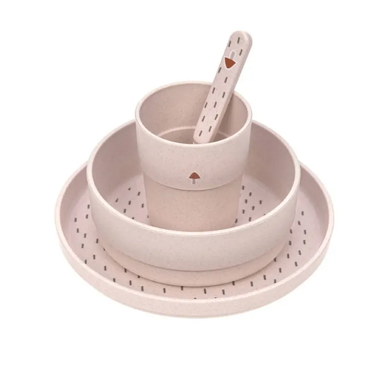 Lassig, Little Forest, Zajączek, komplet naczyń dla dzieci