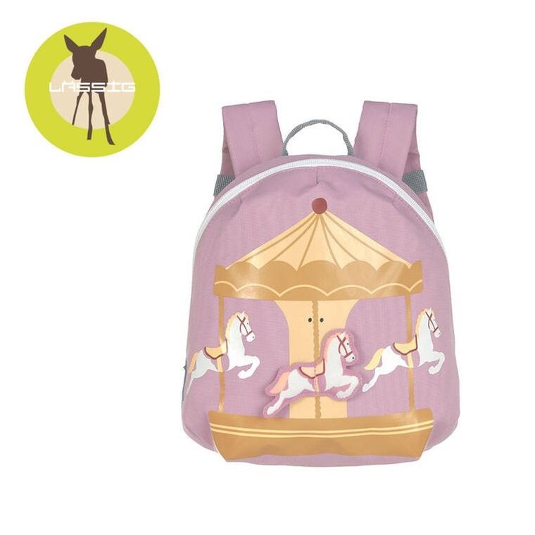 Lassig, Tiny Drivers, plecak dla przedszkolaka, karuzela