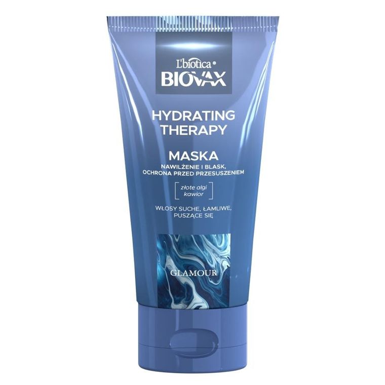 L`biotica, Biovax, Glamour Hydrating Therapy, nawilżająca maska do włosów, 150 ml