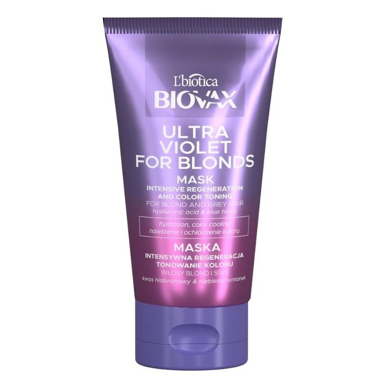 L`biotica, Biovax, Ultra Violet, maska do włosów, 150 ml