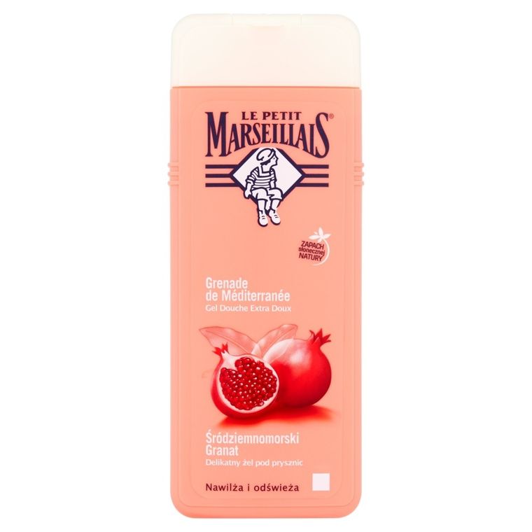 Le Petit Marseillais, delikatny żel pod prysznic, śródziemnomorski granat, 400 ml