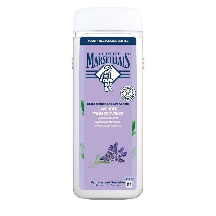Le Petit Marseillais, żel pod prysznic, lawenda z prowansji, 400 ml
