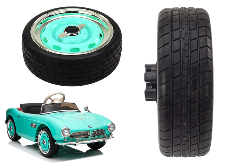 Lean Cars, BMW Retro, koło do pojazdu na akumulator