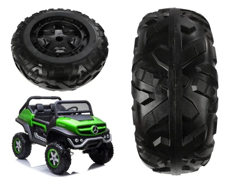 Lean Cars, koło do pojazdu na akumulator, Mercedes Unimog