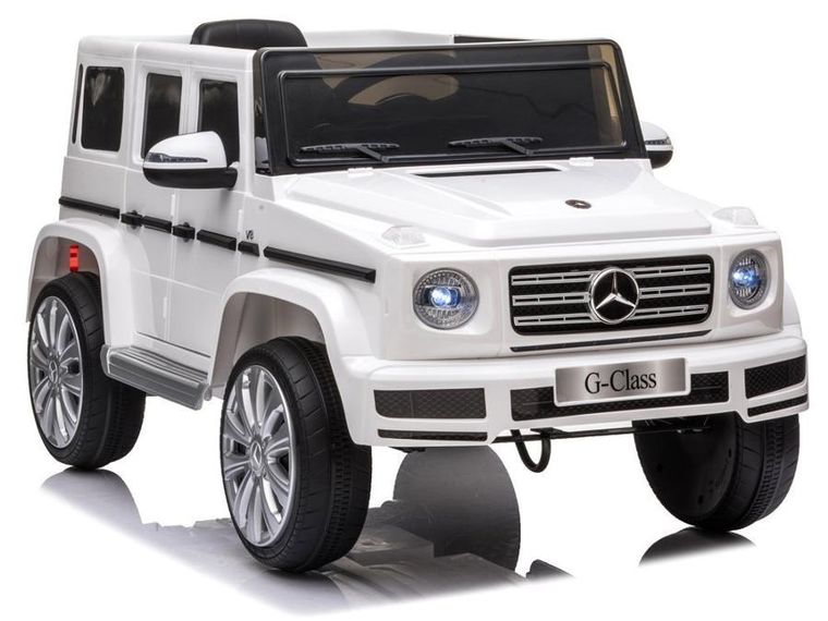 Lean Cars, Mercedes-Benz G500, pojazd na akumulator, biały