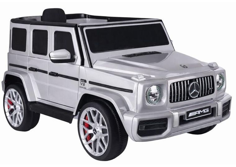 Lean Cars, Mercedes-Benz G63, pojazd na akumulator, S306-1, Srebrny