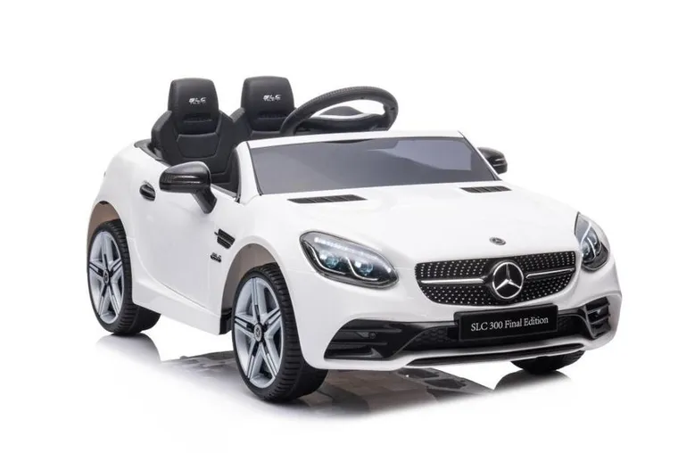 Lean Cars, Mercedes SLC 300, pojazd na akumulator, biały
