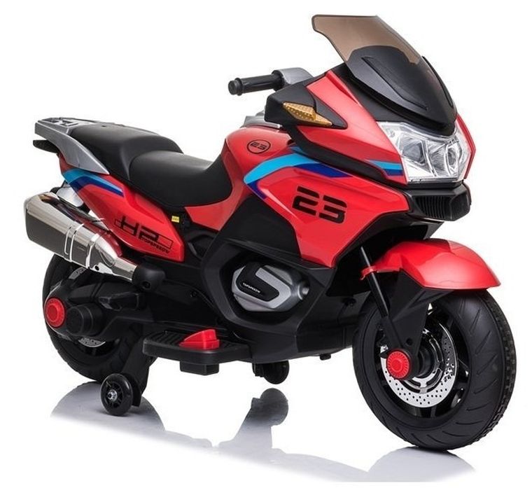 Lean Cars, motor, pojazd na akumulator, XMX609, czerwony