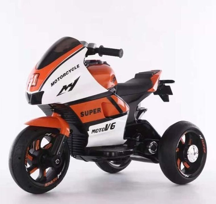 Lean Cars, motor trójkołowy, pojazd na akumulator, HT-5188, pomarańczowy