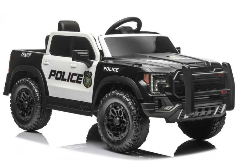 Lean Cars, policja, pojazd na akumulator 4-4, P5, 12V7Ah, czarny