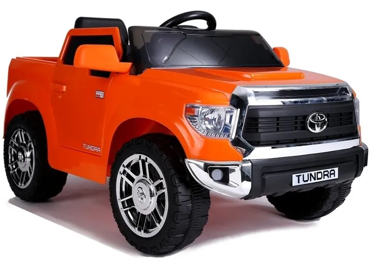 Lean Cars, Toyota Tundra, pojazd na akumulator, pomarańczowy lakierowany