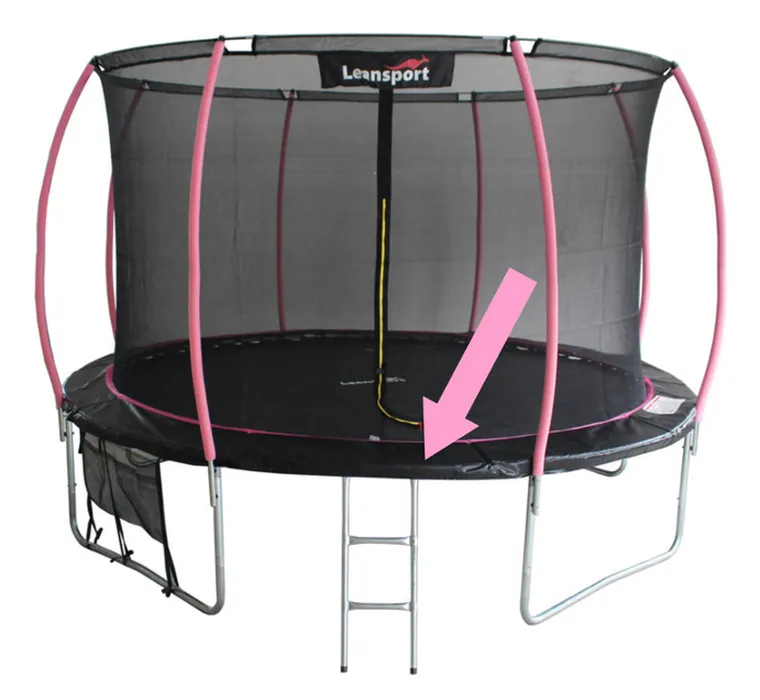 Lean Sport, Max, osłona na sprężyny do trampoliny, 10ft, czarno-różowa