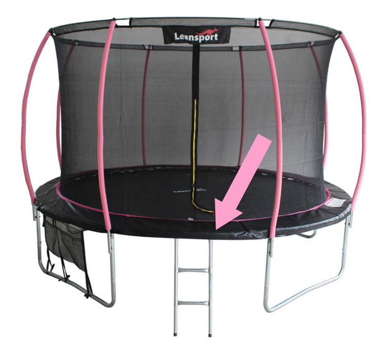 Lean Sport, Max, osłona na sprężyny do trampoliny, 6ft, czarno-różowa