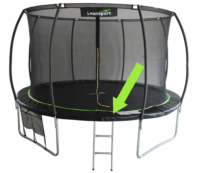 Lean Sport, Sport Max, osłona na sprężyny do trampoliny, czarno-zielona, 487 cm