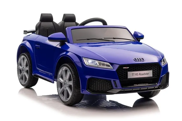 Lean Toys, Audi TT RS, pojazd na akumulator, ciemny niebieski