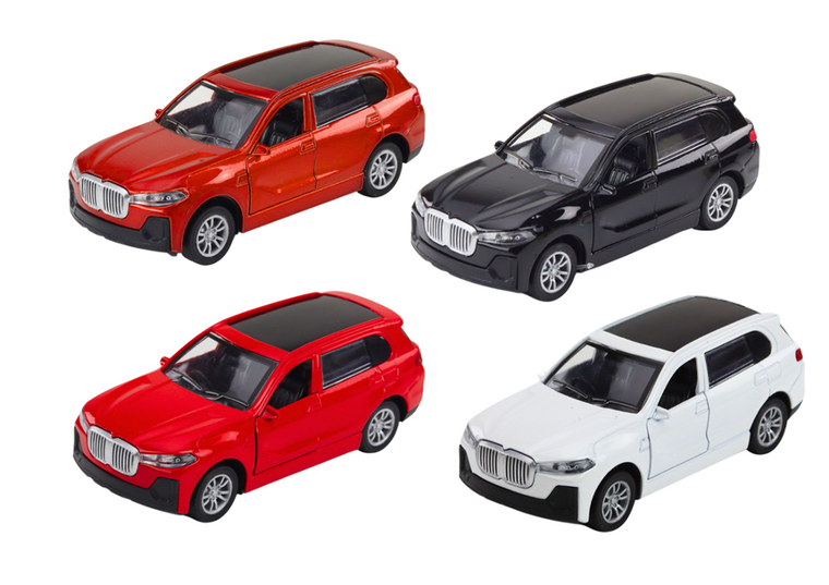 Lean Toys, autko osobowe, metalowy pojazd interaktywny z napędem, 1:32, 1 szt.