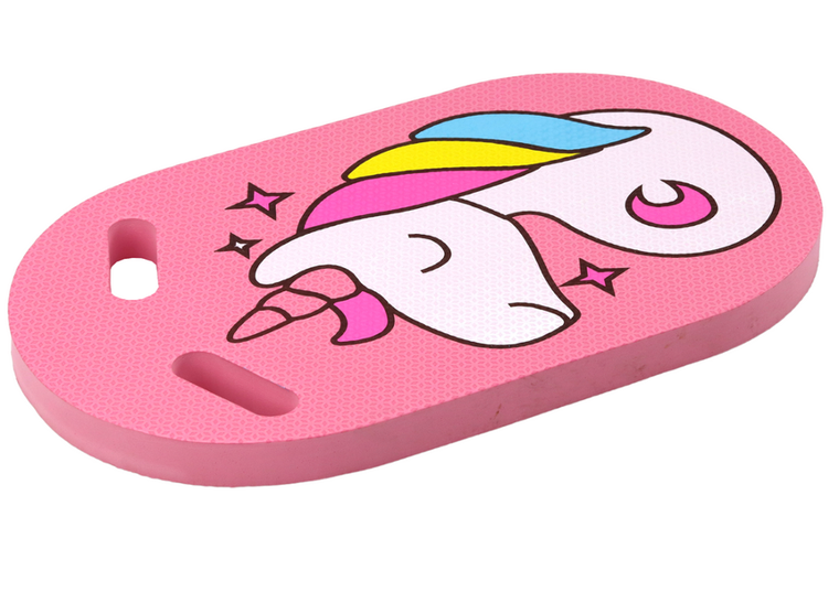 Lean Toys, deska do nauki pływania, piankowa, różowa