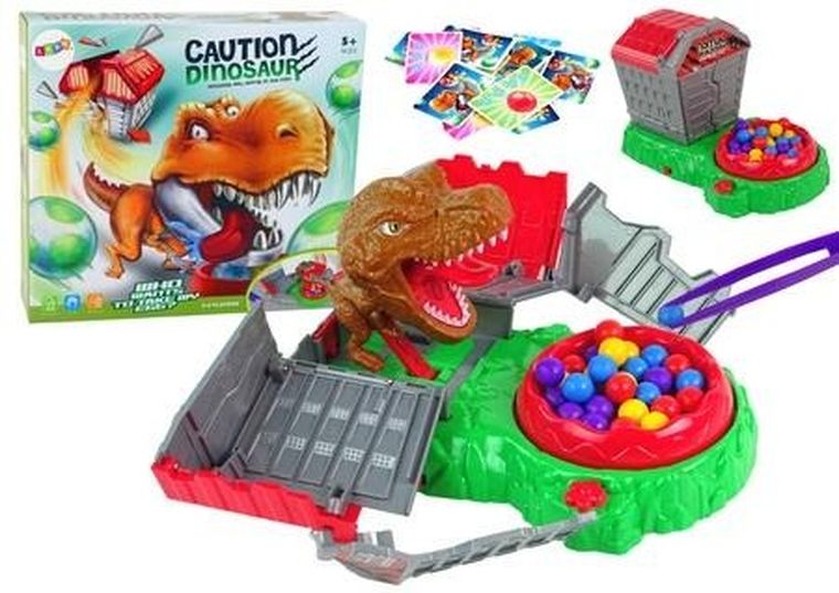 Lean Toys, Dinozaur + jaja, gra zręcznościowa