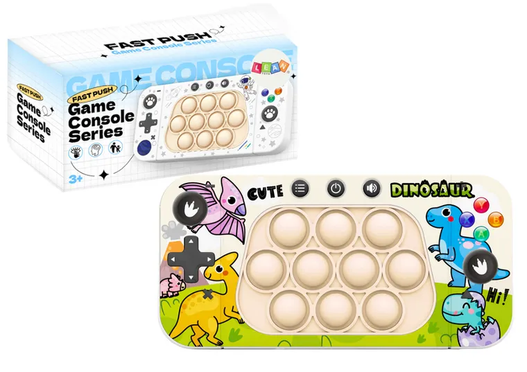 Lean Toys, Dinozaury, Pop It, gra zręcznościowa