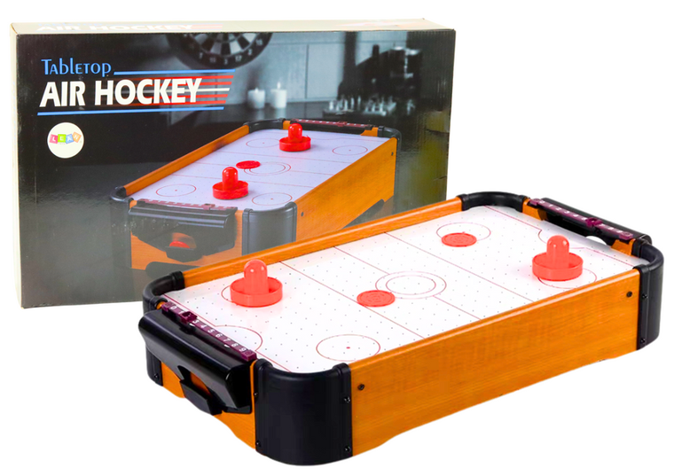 Lean Toys, drewniany stół do mini hockeya