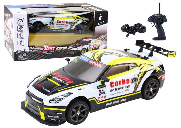 Lean Toys, Drift, pojazd sportowy, zdalnie sterowany, 1:16