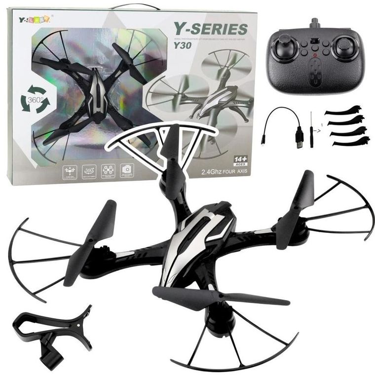 Lean Toys, dron Y30 R/C lED lekki żyroskop obrotowy