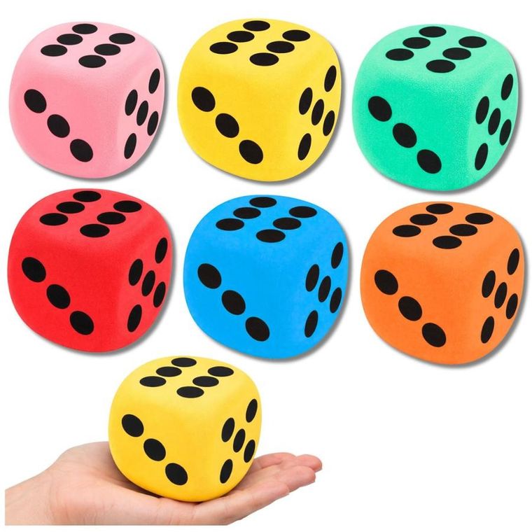 Lean Toys, duża kość piankowa, 8 cm, 1 szt.