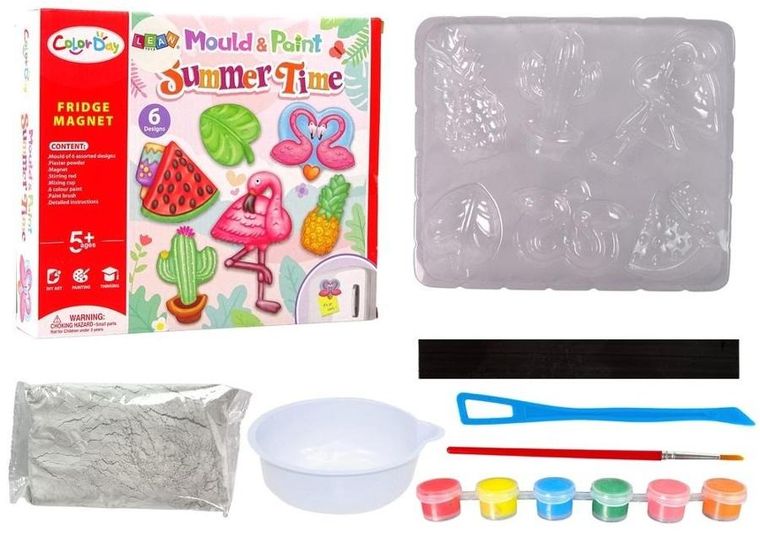 Lean Toys, Flaming, odlew gipsowy, zestaw kreatywny DIY