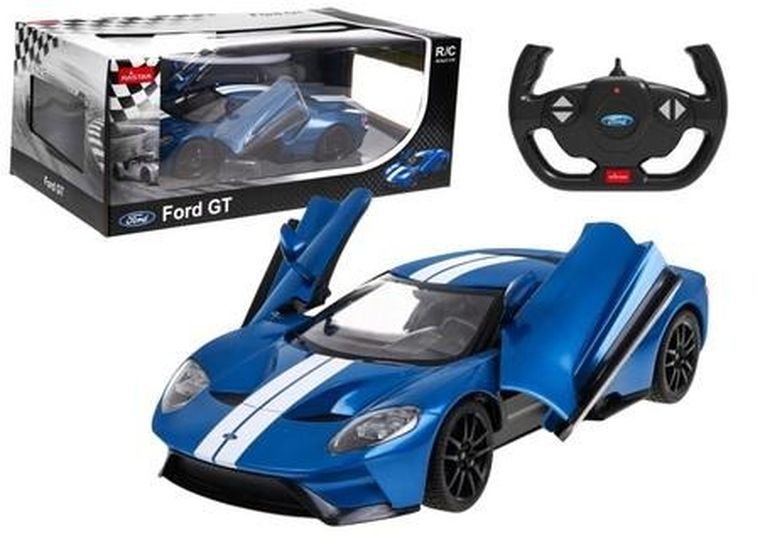Lean Toys, Ford GT RC, model pojazdu, 1:14, niebieski