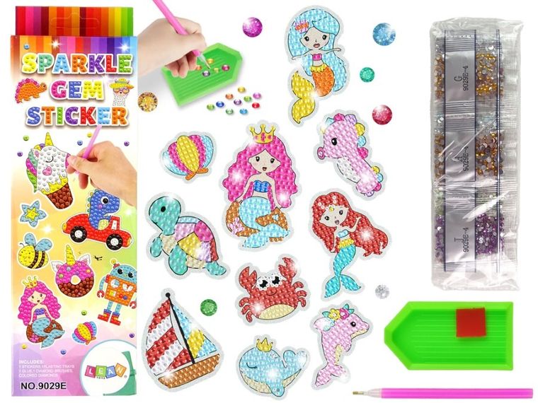 Lean Toys, haft diamentowy, zwierzęta