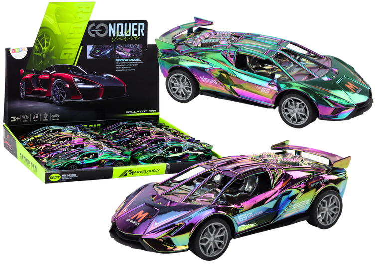 Lean Toys, interaktywny pojazd sportowy, kameleon