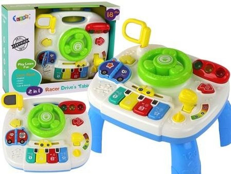 Lean Toys, interaktywny stolik edukacyjny, 2w1