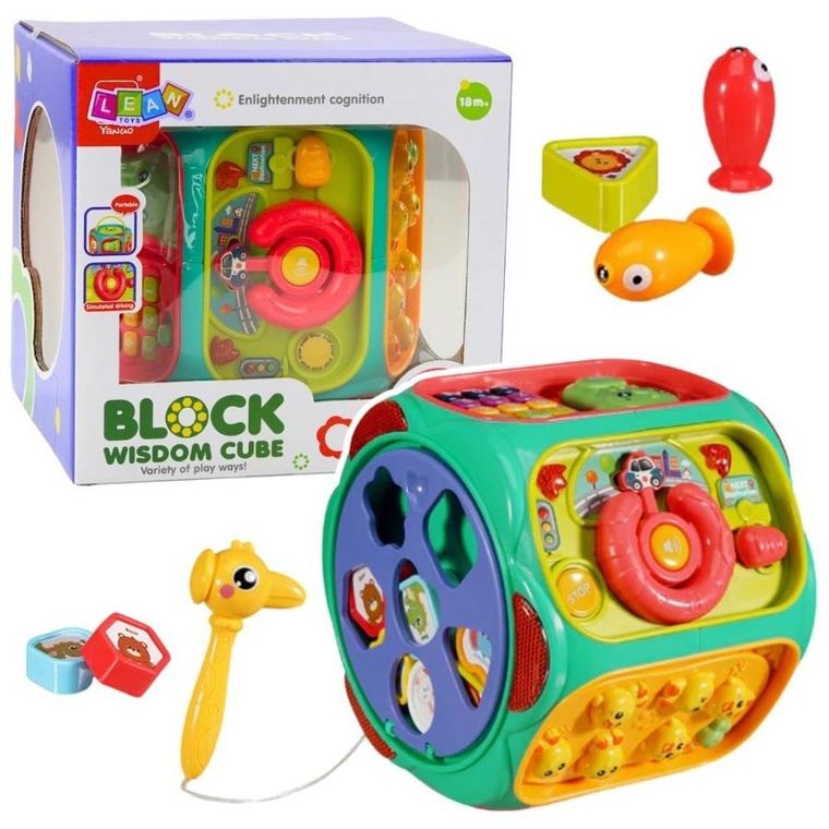 Lean Toys, kostka interaktywna 8w1