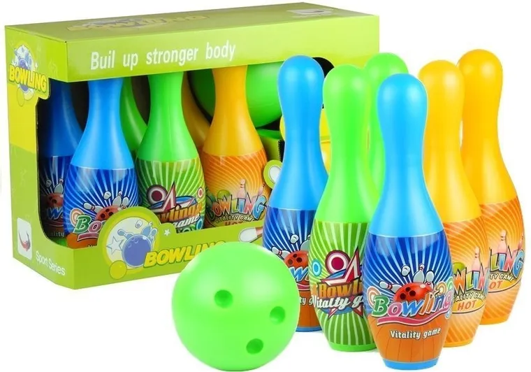 Lean Toys, kręgle, 7 elementów