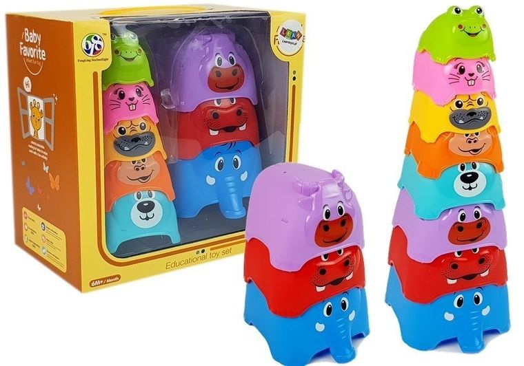 Lean Toys, kubeczki, piramidka