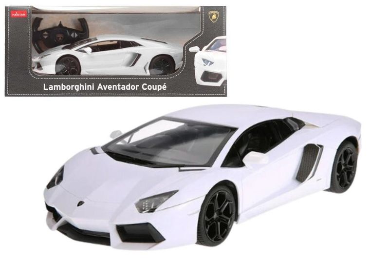 Lean Toys, Lamborghini Aventador, pojazd zdalnie sterowany, 1:14, biały