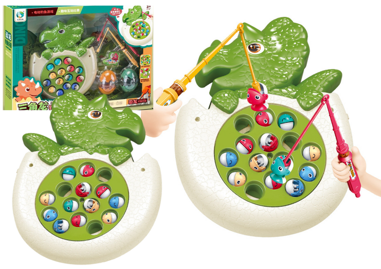 Lean Toys, Łowienie Rybek, Dinozaur, gra zręcznościowa