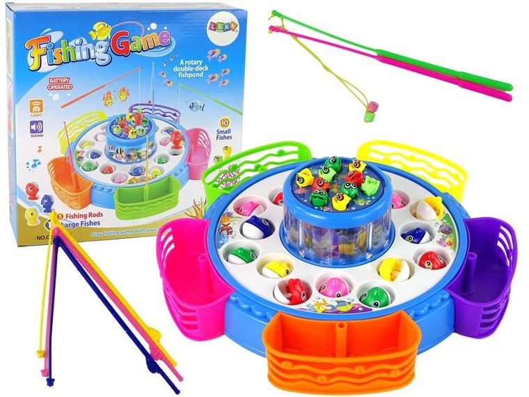Lean Toys, łowienie rybek, gra zręcznościowa