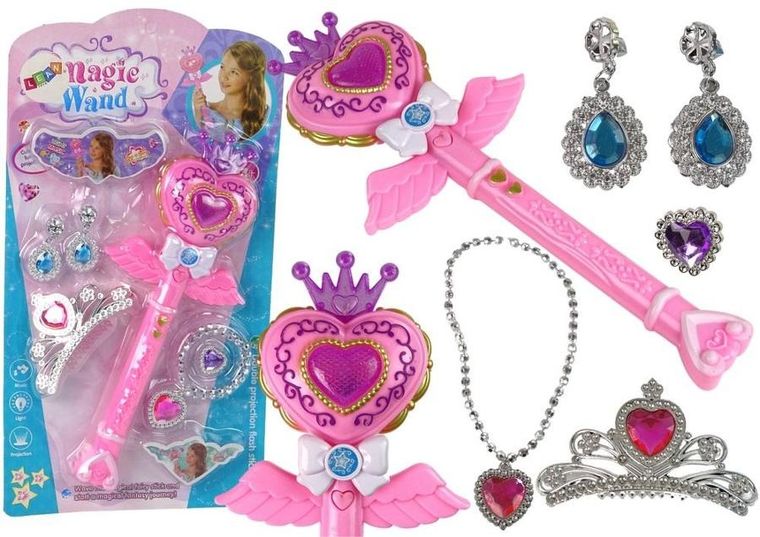 Lean Toys, magiczna różdżka, zabawka ze światłem i dźwiękiem