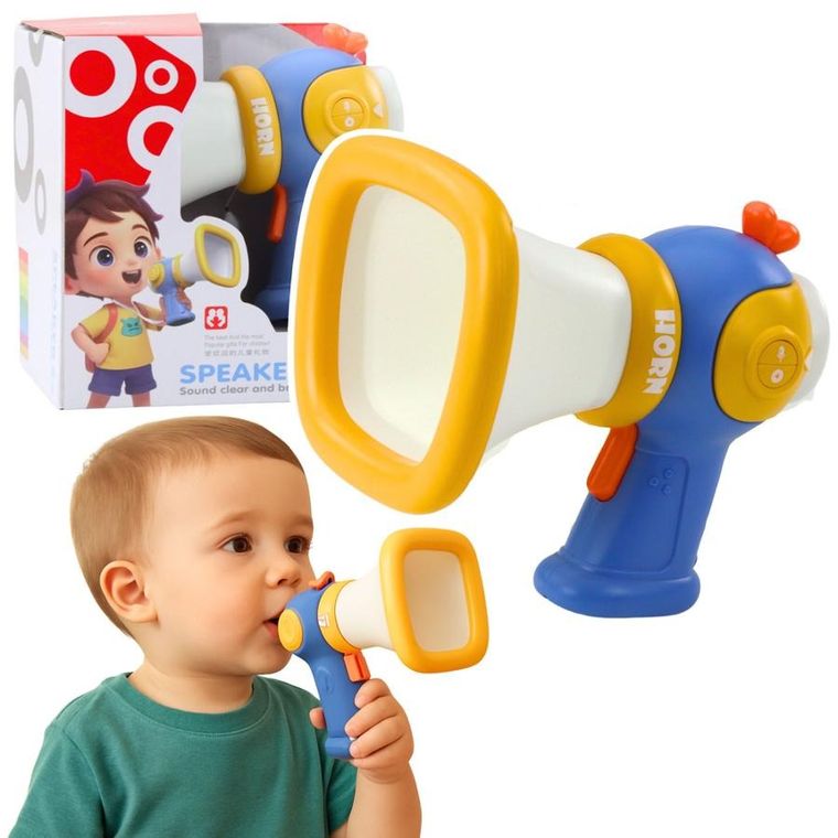 Lean Toys, megafon ze zmianą głosu, interaktywny
