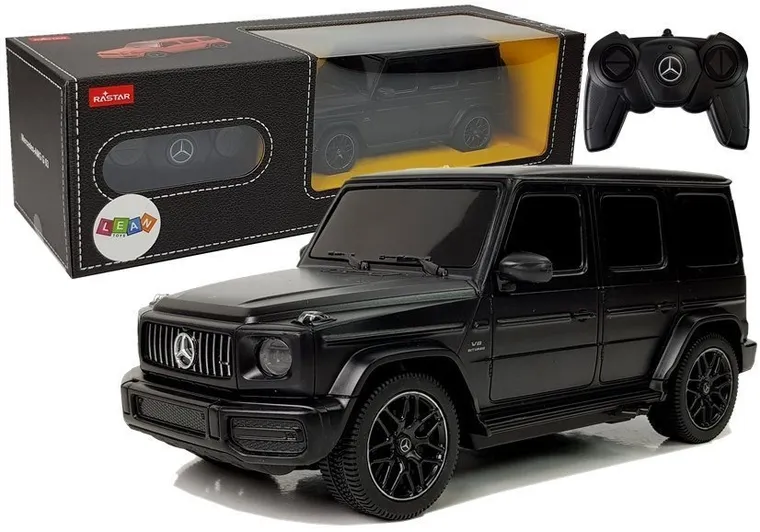 Lean Toys, Mercedes AMG G63, pojazd zdalnie sterowany, czarny, 1:24
