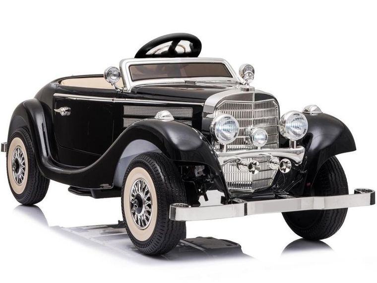 Lean Toys, Mercedes-Benz, pojazd na akumulator, czarny