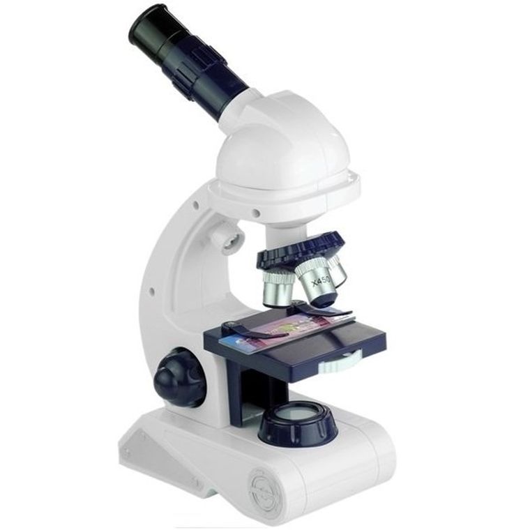 Lean Toys, mikroskop, 80x-450x, zestaw edukacyjny
