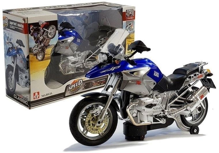 Lean Toys, motocykl, pojazd ze światłem i dźwiękiem