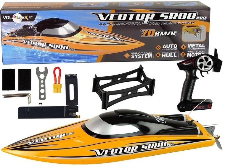 Lean Toys, motorówka, Brushless ARTR SR 80 PRO, zdalnie sterowana, 74 km/h