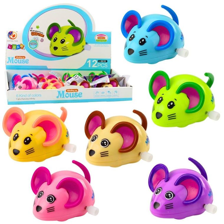 Lean Toys, myszka nakręcana, 1 szt.